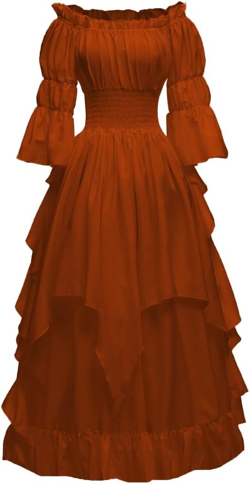 Gothic Middeleeuwse Jurk voor Dames - 33% Korting