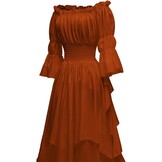 Gothic Middeleeuwse Jurk voor Dames - 33% Korting