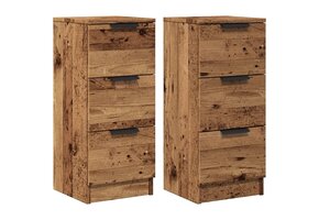 vidaXL Dressoirs Oud Houtkleurig (2 stuks) - 41% Korting!