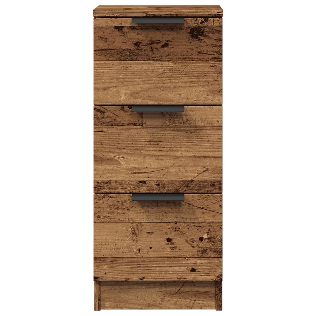 2x VidaXL Dressoirs Oud Houtkleurig (30x30x70 cm)