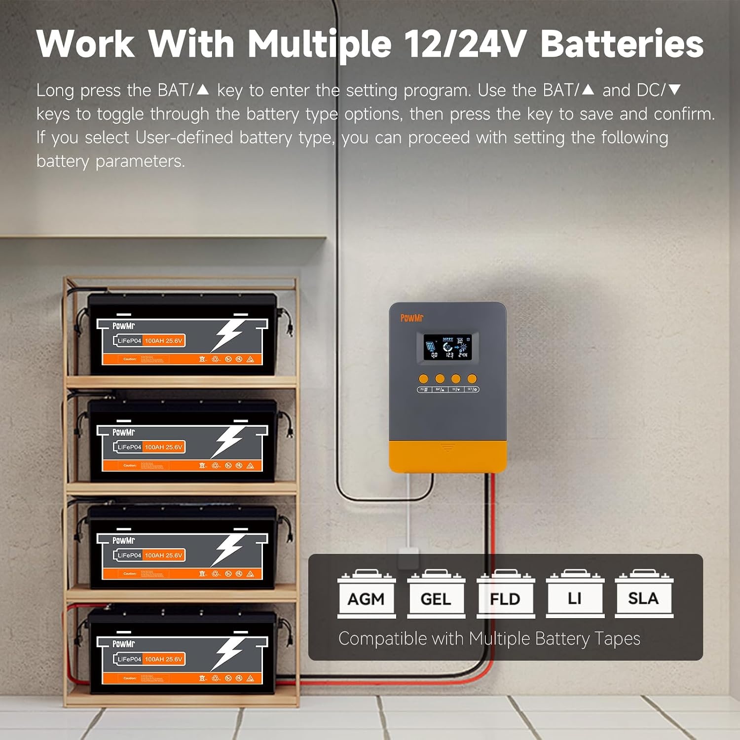 PowMr MPPT Solar Controller 25A - 33% Korting!