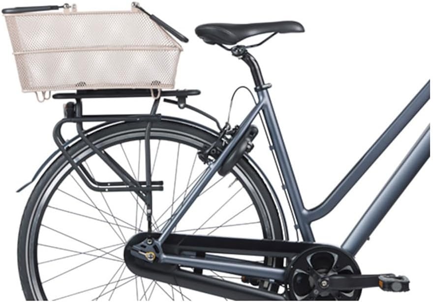 Fietsmand Achter - Nude Metallic - 34% Korting