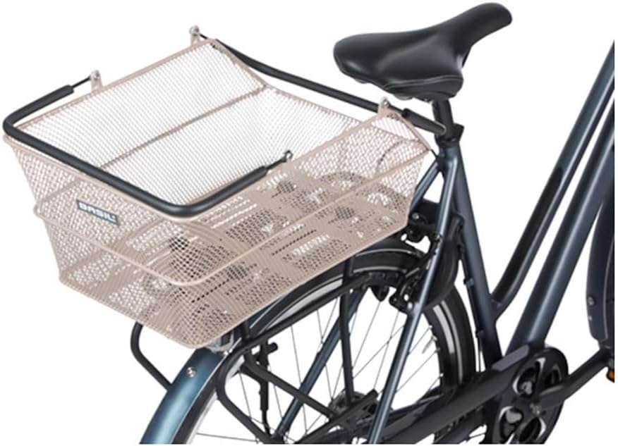 Fietsmand Achter - Nude Metallic - 34% Korting