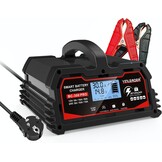 Autoaccu Lader 12/24V 30A LiFePO4 Intelligente Oplader met LCD