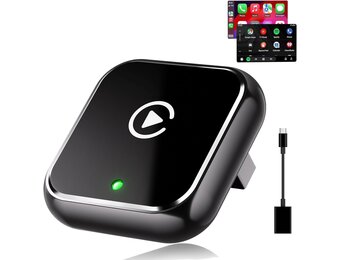 Draadloze CarPlay/Android Auto Adapter 33% Korting