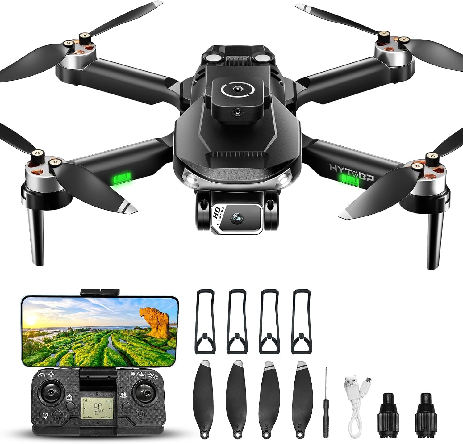Drone HYTOBP S165 met 1080P Camera - Zwart - 34% Korting