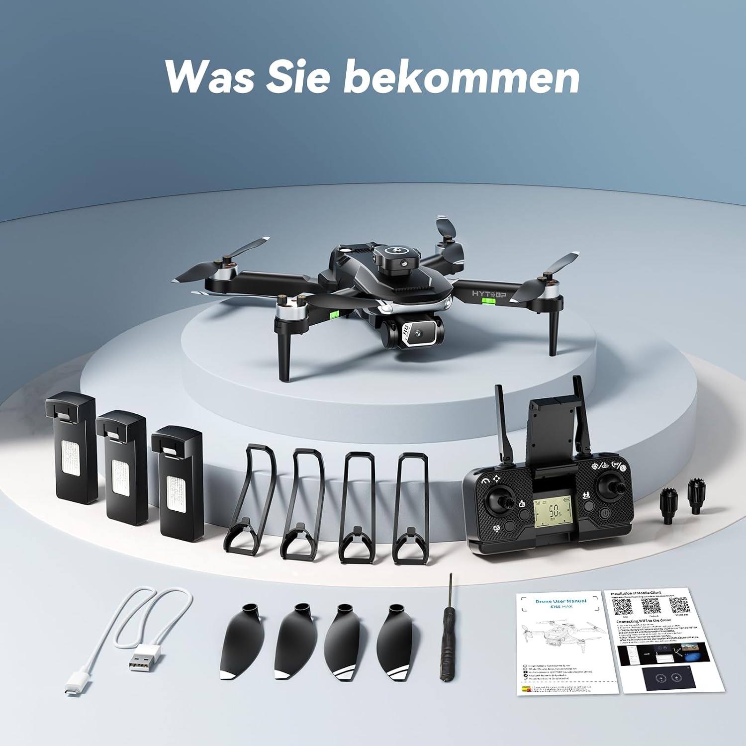 Drone HYTOBP S165 met 1080P Camera - Zwart - 34% Korting
