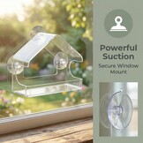 Raamvoederhuisje Vogeldispenser Acryl - 33% Korting!