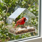 Raamvoederhuisje Vogeldispenser Acryl - 33% Korting!