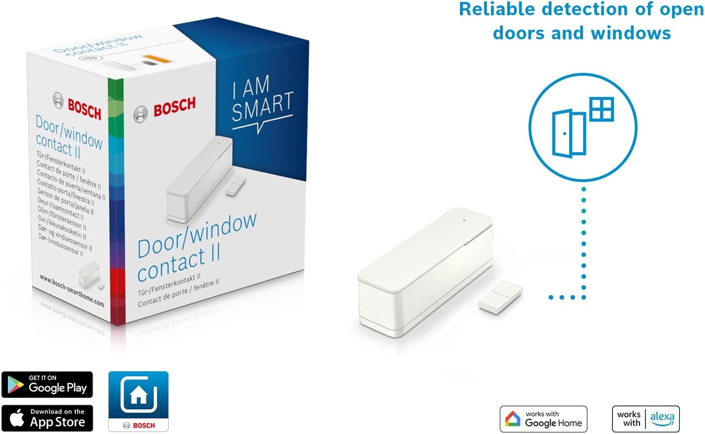Bosch Smart Home Deur-/Raamcontact II - 33% Korting