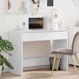Wit Bureau met Lade - 100x50cm - Gereduceerd