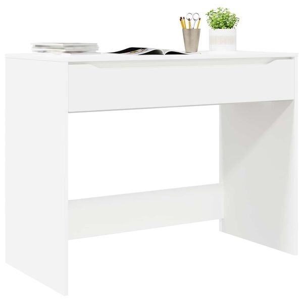 Wit Bureau met Lade - 100x50cm - Gereduceerd