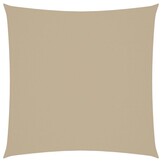 Beige Vierkant Zonnescherm 3,6x3,6m Oxford Stof - 33% Korting