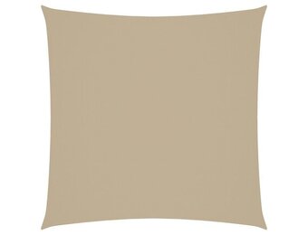 Beige Vierkant Zonnescherm 3,6x3,6m Oxford Stof - 33% Korting