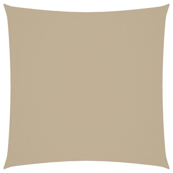 Beige Vierkant Zonnescherm 3,6x3,6m Oxford Stof - 33% Korting