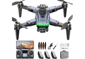 4K Drone met GPS & 3 Camera's - 60 Min Vliegijd - 34% Korting