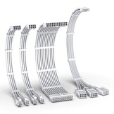PCIE 5.0 Kabelset 12VHPWR 16AWG Wit - 33% Korting