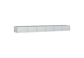 Verhoogde Plantenbak 480x80x45 cm Gegalvaniseerd Staal - 41% Korting