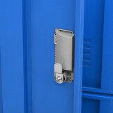 Lockerkast van Staal: Lichtgrijs/Blauw - 90x45x92,5 cm - 35% Korting