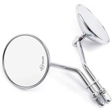 Retro Motorzijspiegels - Chroom Rond 4" - 33% Korting
