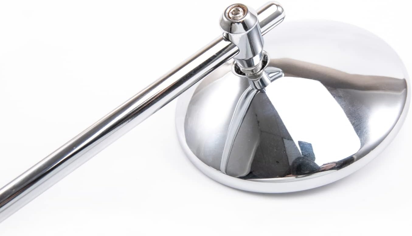 Retro Motorzijspiegels - Chroom Rond 4" - 33% Korting