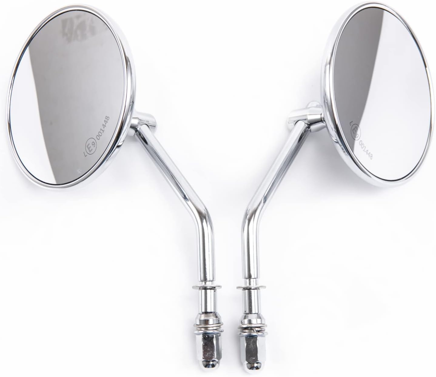 Retro Motorzijspiegels - Chroom Rond 4" - 33% Korting