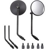 Retro Motorzijspiegels - Chroom Rond 4" - 33% Korting