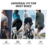 Comfortabel Gel Fietszadel | Schokabsorberend & Ademend | Rood - 34% Korting