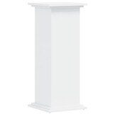 Plantenstandaard wit bewerkt hout 33x33x80 cm - 34% Korting!