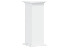 Plantenstandaard wit bewerkt hout 33x33x80 cm - 34% Korting!