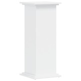 Plantenstandaard wit bewerkt hout 33x33x80 cm - 34% Korting!
