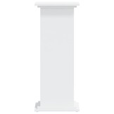 Plantenstandaard wit bewerkt hout 33x33x80 cm - 34% Korting!