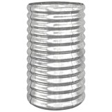 Zilverkleurige Plantenbak Staal 40x68 cm - Nu 33% Korting!
