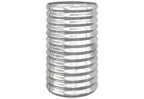 Zilverkleurige Plantenbak Staal 40x68 cm - Nu 33% Korting!