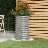 Zilverkleurige Plantenbak Staal 40x68 cm - Nu 33% Korting!