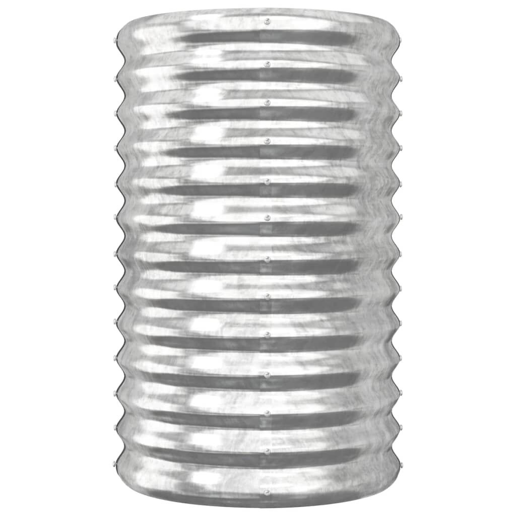 Zilverkleurige Plantenbak Staal 40x68 cm - Nu 33% Korting!