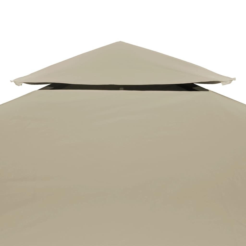 VidaXL Vervangend Tentdoek Prieel 3x3m Beige - 34% Korting