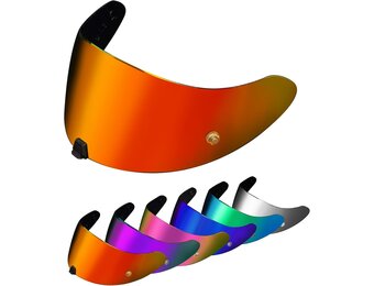 PSLER Helmvizier - Dieprood - 33% Korting
