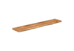 Acaciahouten Tafelblad met Natuurlijke Rand - 180x30 cm - 41% Korting