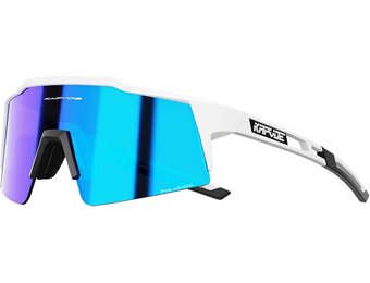 KAPVOE Sportbril Wit Montuur Blauwe Lens - 33% Korting