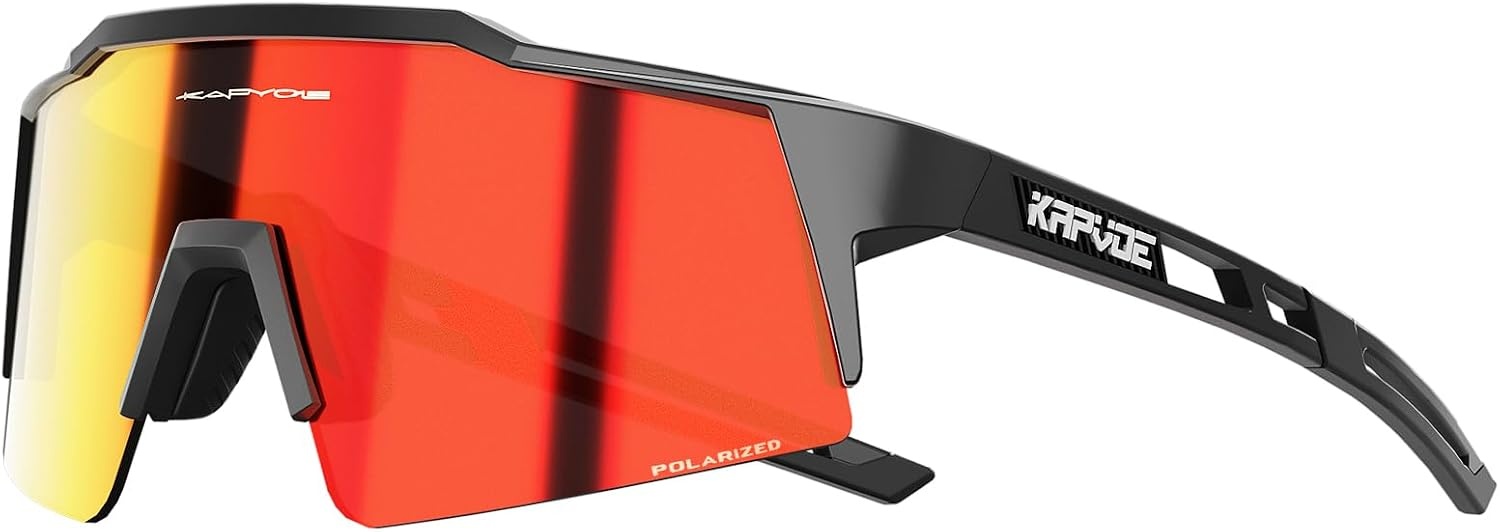 KAPVOE Sportbril Wit Montuur Blauwe Lens - 33% Korting