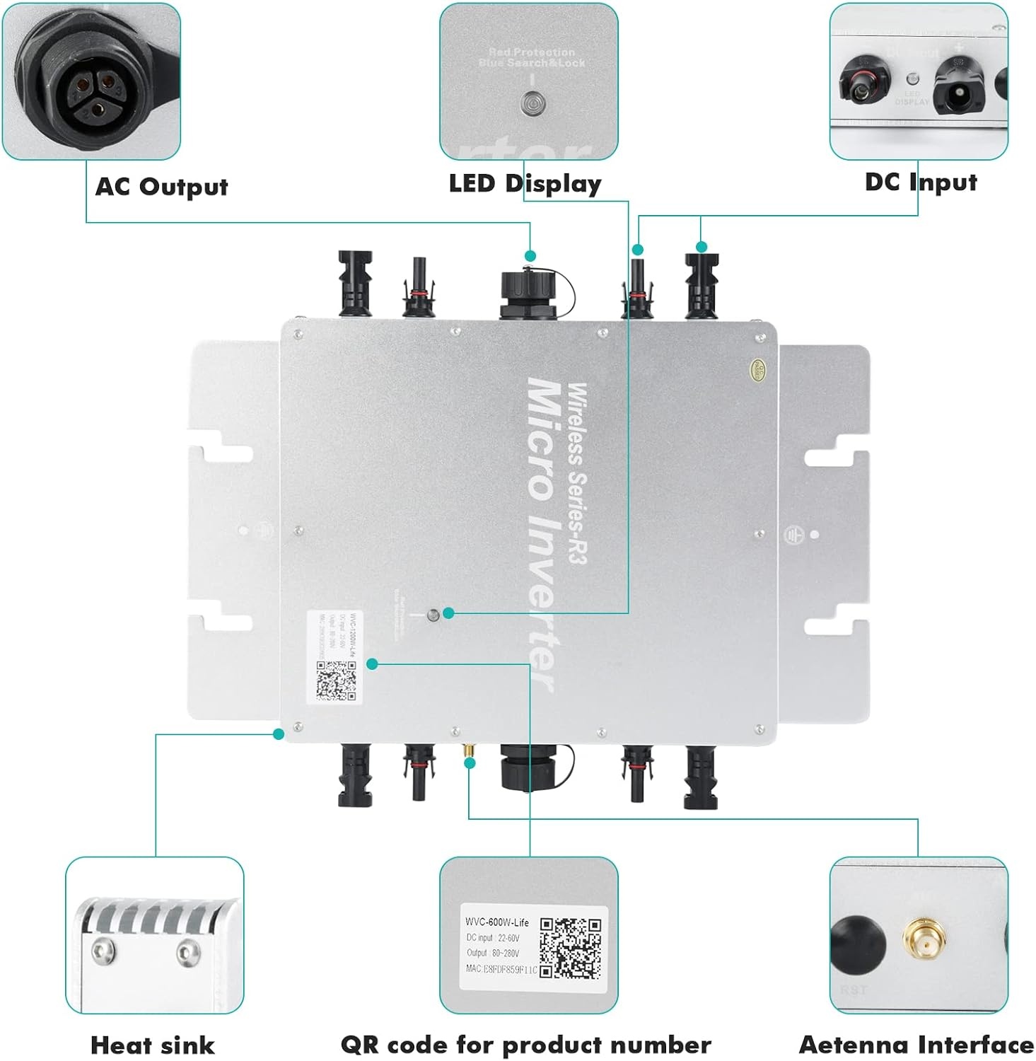 1600W Jadeshay Micro-omvormer Balkon Zonne-energie | 30% Korting