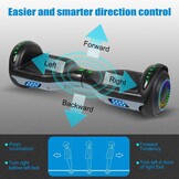 SISIGAD Hoverboard 16,5cm Grijs/Zwart - 54% Korting!