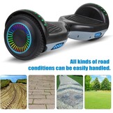 SISIGAD Hoverboard 16,5cm Grijs/Zwart - 54% Korting!