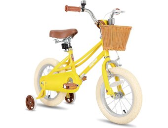 Kinderfiets JOYSTAR 14 inch Meisjes met Stabilisatoren & Mand - 35% Korting