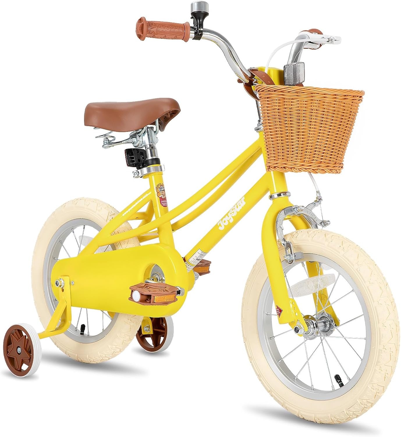 Kinderfiets JOYSTAR 14 inch Meisjes met Stabilisatoren & Mand - 35% Korting
