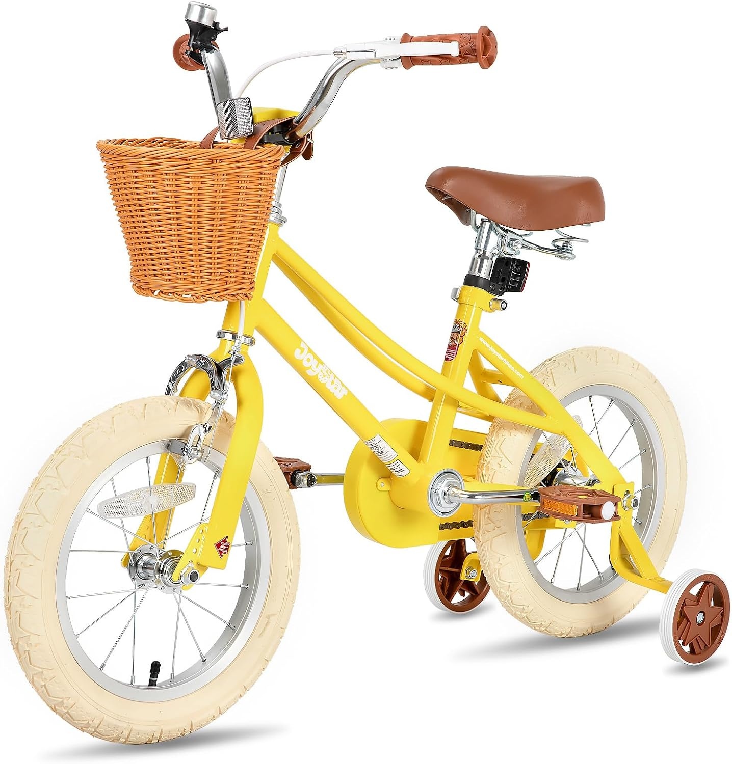 Kinderfiets JOYSTAR 14 inch Meisjes met Stabilisatoren & Mand - 35% Korting