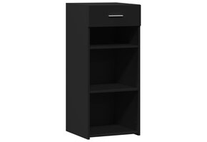 Dressoir Zwart Bewerkt Hout - 63% Korting
