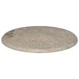 Marmeren Tafelblad Grijs Ø60x2,5 cm - 35% Korting