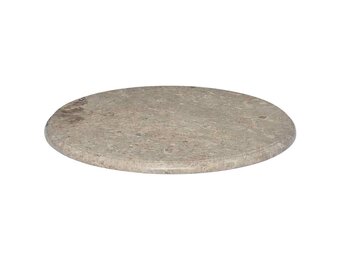 Marmeren Tafelblad Grijs Ø60x2,5 cm - 35% Korting